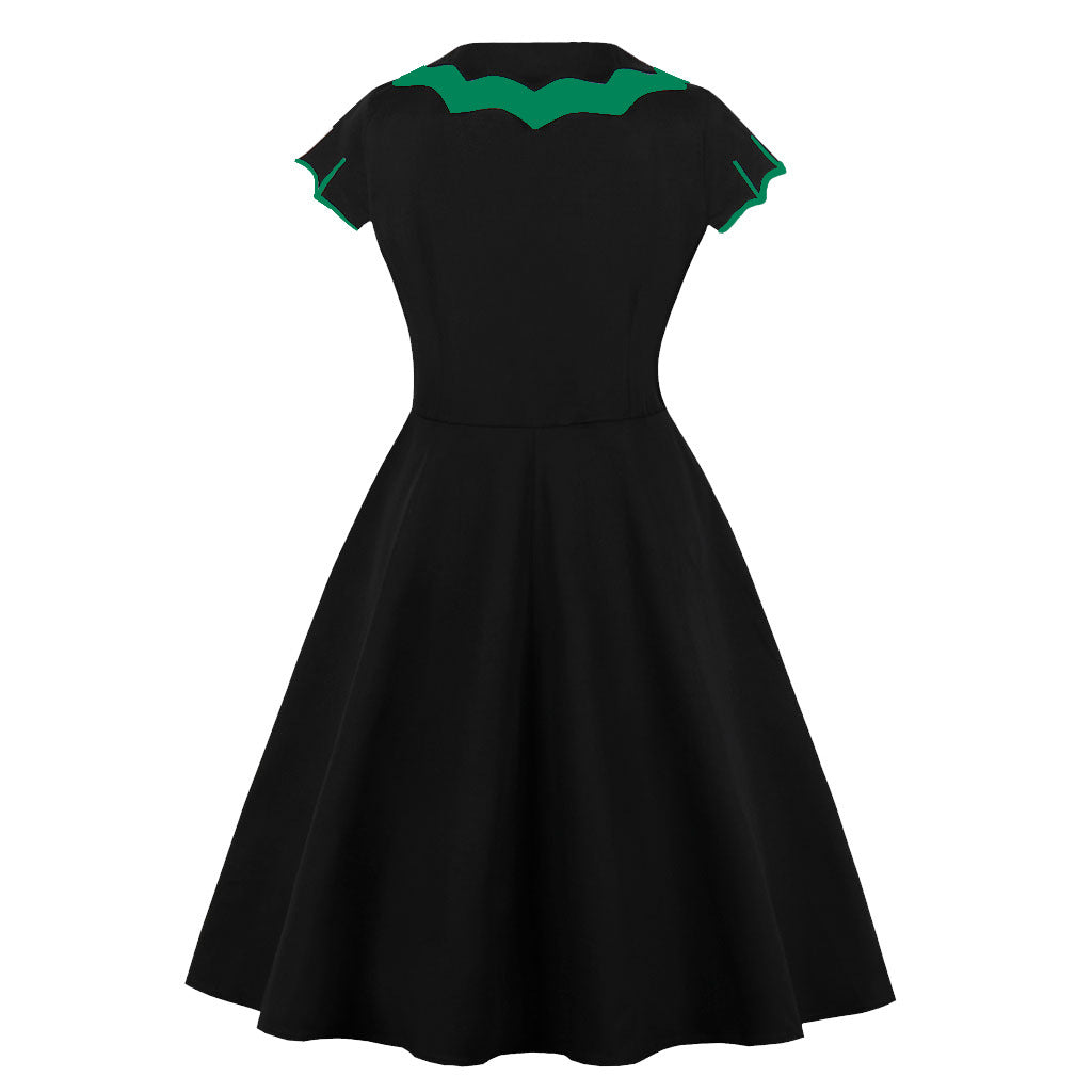 “Halloween bat embroidered dress gothic spooky HoliPop”
“black cotton Halloween dress with embroidered bats”
“spooky cute gothic embroidered bat dress HoliPop outfit”
“Halloween embroidered bat party dress for women HoliPop”