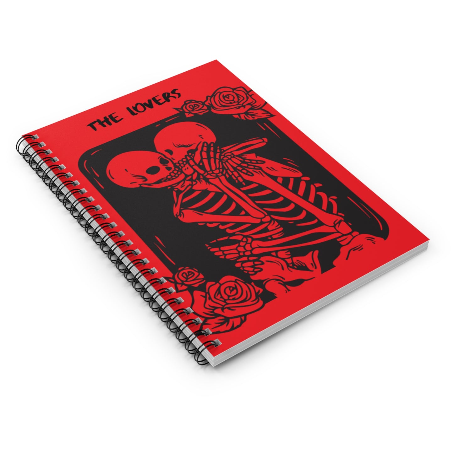HoliPop spiral notebook with romantic skeleton motif spooky stationery
Whimsical skeleton design notebook 6x8 spiral bound HoliPop
Halloween skeleton notebook with smooth 90gsm paper and pocket
Spiral bound skeleton-themed notebook cute spooky stationery gift
HoliPop romantic skeleton notebook for writing sketching and planning