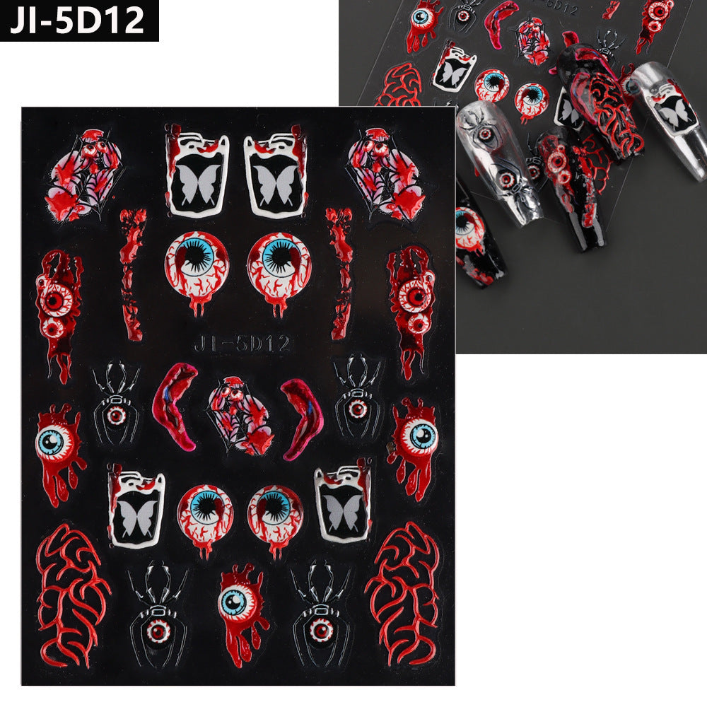 Halloween bloody fingerprint nail stickers spooky manicure
Horror nail art decals for Halloween party manicure spooky style
HoliPop Halloween nail paste bloody fingerprint design
Creepy nail stickers gothic horror manicure Halloween fashion
Bloody fingerprint nail decals for Halloween costume nail art