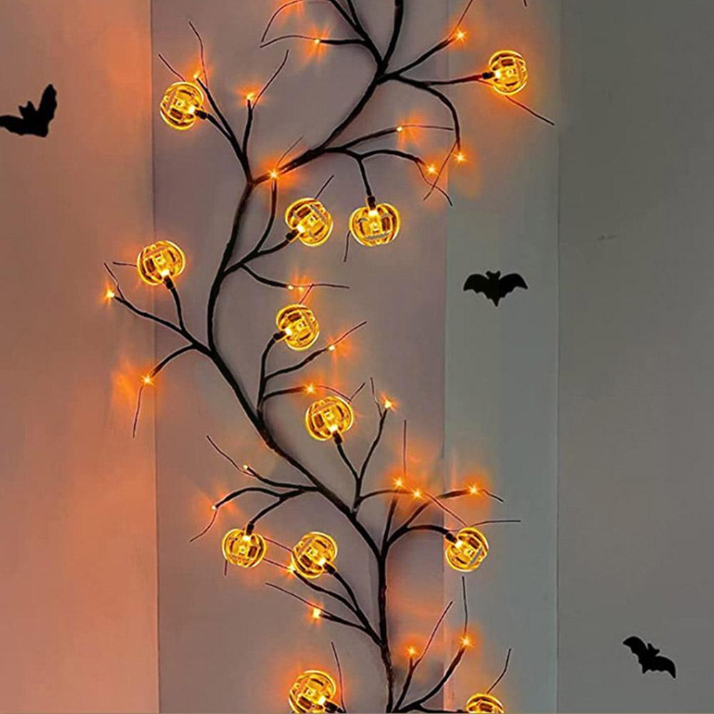 Halloween LED willow vine string light with pumpkin and bat designs
Festive indoor outdoor holiday décor LED vine lights Halloween
HoliPop pumpkin and bat rattan string lights for Halloween party
Spooky willow vine LED modeling lamp with cartoon designs
Halloween holiday décor vine lights with 100 LEDs indoor outdoor