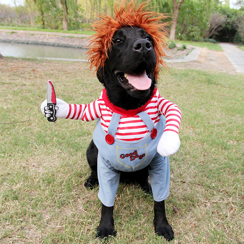 “Halloween Chucky dog costume funny killer doll outfit HoliPop”
“pet cosplay costume Chucky dog outfit Halloween funny”
“adjustable Chucky dog costume for pets HoliPop”
“funny Halloween killer doll dog costume spooky cosplay”