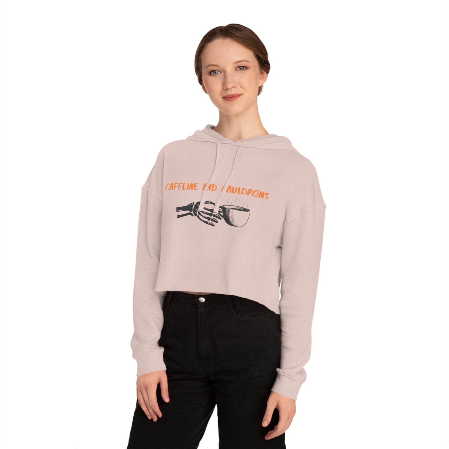HoliPop Caffeine and Cauldrons cropped hoodie witchy Halloween style
Cozy cropped hoodie for coffee lovers with cauldron design spooky fashion
Relaxed-fit women’s cropped hoodie HoliPop Halloween apparel
Black cropped hoodie with adjustable drawstring hood witchy aesthetic
Caffeine and Cauldrons cropped hoodie casual spooky season outfit