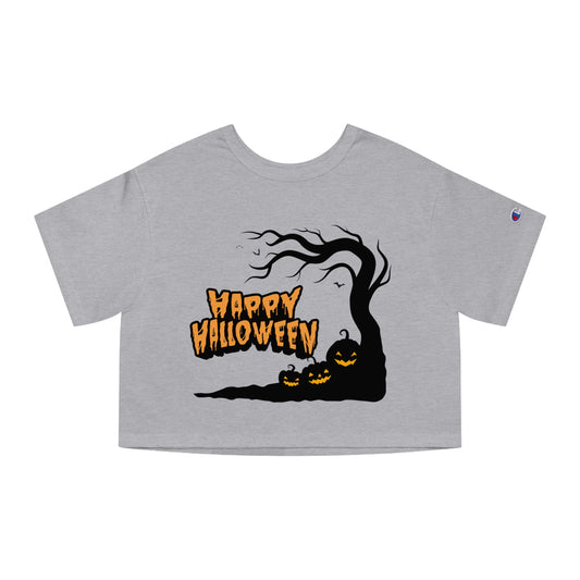 HoliPop Happy Halloween cotton crop top with pumpkin tree design
Festive orange lettering Happy Halloween crop top cozy cotton
Halloween crop top women’s autumn fashion HoliPop style
Pumpkin tree Halloween shirt modern cropped fit spooky season
HoliPop cotton crop top festive fall Halloween party outfit
