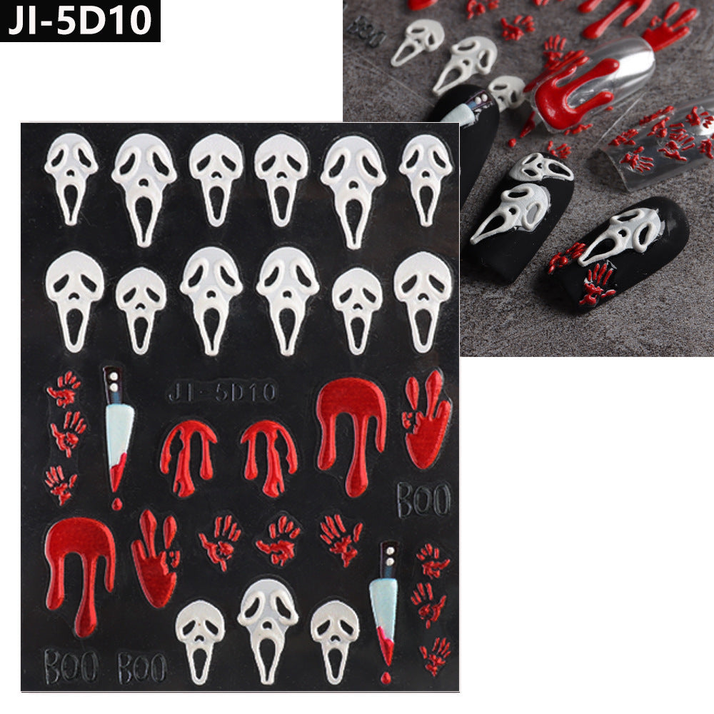 Halloween bloody fingerprint nail stickers spooky manicure
Horror nail art decals for Halloween party manicure spooky style
HoliPop Halloween nail paste bloody fingerprint design
Creepy nail stickers gothic horror manicure Halloween fashion
Bloody fingerprint nail decals for Halloween costume nail art