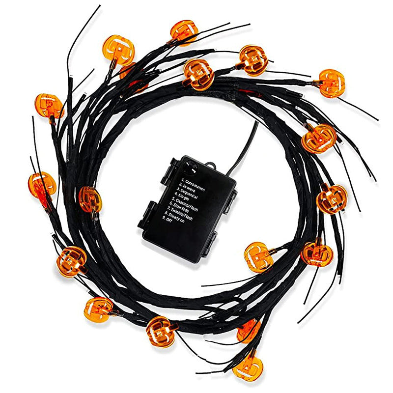 Halloween LED willow vine string light with pumpkin and bat designs
Festive indoor outdoor holiday décor LED vine lights Halloween
HoliPop pumpkin and bat rattan string lights for Halloween party
Spooky willow vine LED modeling lamp with cartoon designs
Halloween holiday décor vine lights with 100 LEDs indoor outdoor