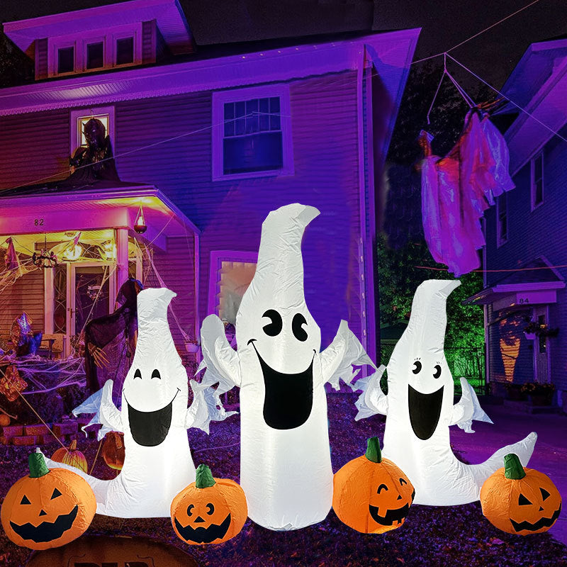 Halloween inflatable ghost with pumpkin slices outdoor yard décor
Spooky inflatable ghost and pumpkin holiday decoration for lawn
HoliPop polyester inflatable ghost Halloween lawn display
Outdoor ghost inflatable with pumpkins Halloween garden décor
Halloween holiday inflatable model ghost with pumpkin slices