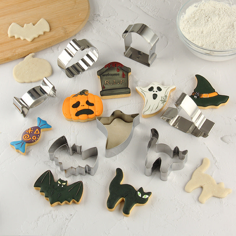12-piece stainless steel Halloween cookie cutters set spooky shapes
Durable biscuit molds for holiday baking stainless steel Halloween kit
HoliPop Halloween cookie mold set in festive gift box packaging
Halloween baking accessories stainless steel cookie cutters
Spooky shaped cookie cutters Halloween stainless steel baking molds