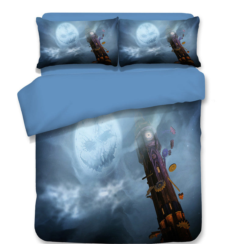 Halloween four piece bedding set with duvet cover and pillowcases
Festive cotton polyester duvet cover set in spooky Halloween design
HoliPop Halloween bedroom décor twin full queen bedding set
Halloween duvet cover set with pillowcases holiday bedroom style
Spooky home bedding Halloween duvet cover and pillowcase set