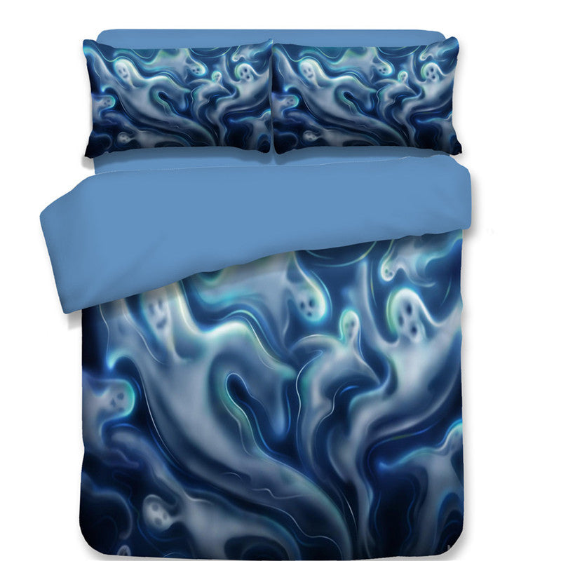 Halloween four piece bedding set with duvet cover and pillowcases
Festive cotton polyester duvet cover set in spooky Halloween design
HoliPop Halloween bedroom décor twin full queen bedding set
Halloween duvet cover set with pillowcases holiday bedroom style
Spooky home bedding Halloween duvet cover and pillowcase set