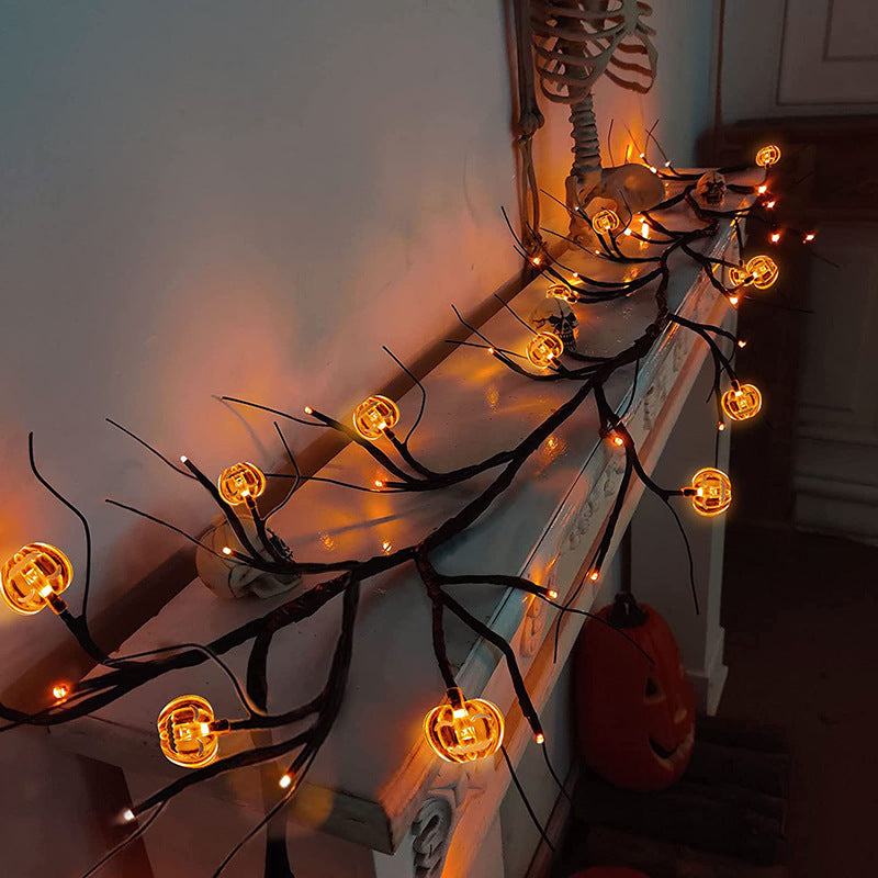 Halloween LED willow vine string light with pumpkin and bat designs
Festive indoor outdoor holiday décor LED vine lights Halloween
HoliPop pumpkin and bat rattan string lights for Halloween party
Spooky willow vine LED modeling lamp with cartoon designs
Halloween holiday décor vine lights with 100 LEDs indoor outdoor