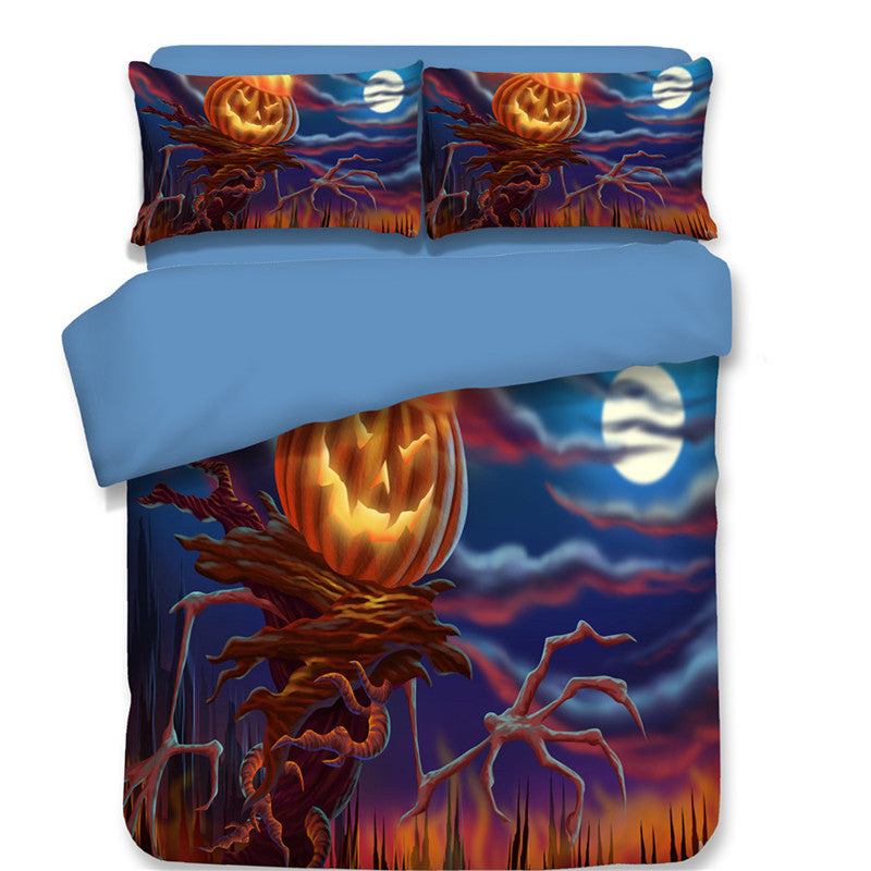Halloween four piece bedding set with duvet cover and pillowcases
Festive cotton polyester duvet cover set in spooky Halloween design
HoliPop Halloween bedroom décor twin full queen bedding set
Halloween duvet cover set with pillowcases holiday bedroom style
Spooky home bedding Halloween duvet cover and pillowcase set