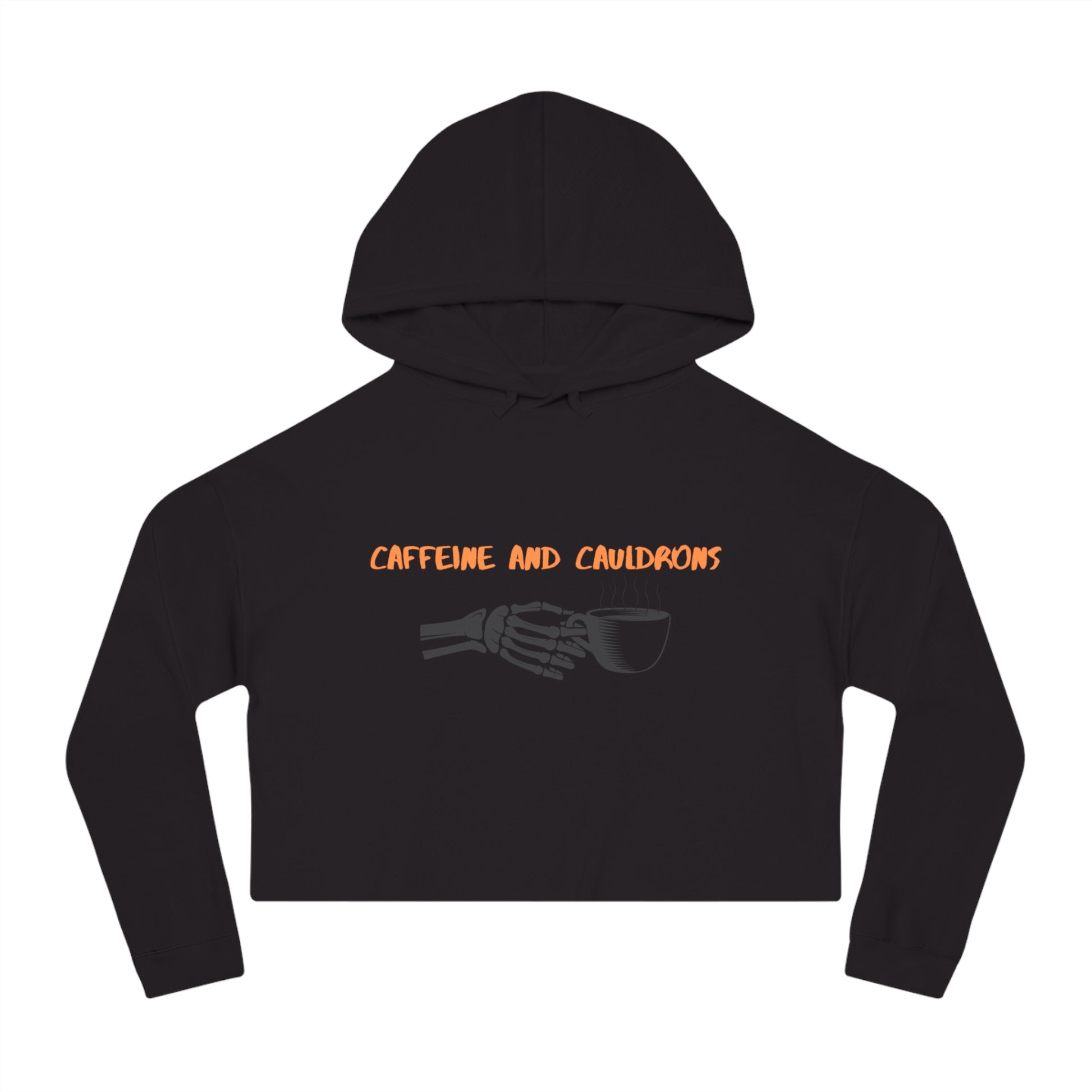 HoliPop Caffeine and Cauldrons cropped hoodie witchy Halloween style
Cozy cropped hoodie for coffee lovers with cauldron design spooky fashion
Relaxed-fit women’s cropped hoodie HoliPop Halloween apparel
Black cropped hoodie with adjustable drawstring hood witchy aesthetic
Caffeine and Cauldrons cropped hoodie casual spooky season outfit