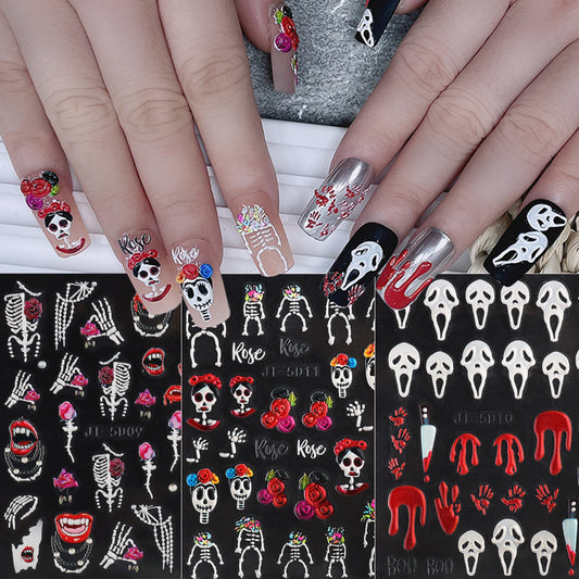 Halloween bloody fingerprint nail stickers spooky manicure
Horror nail art decals for Halloween party manicure spooky style
HoliPop Halloween nail paste bloody fingerprint design
Creepy nail stickers gothic horror manicure Halloween fashion
Bloody fingerprint nail decals for Halloween costume nail art