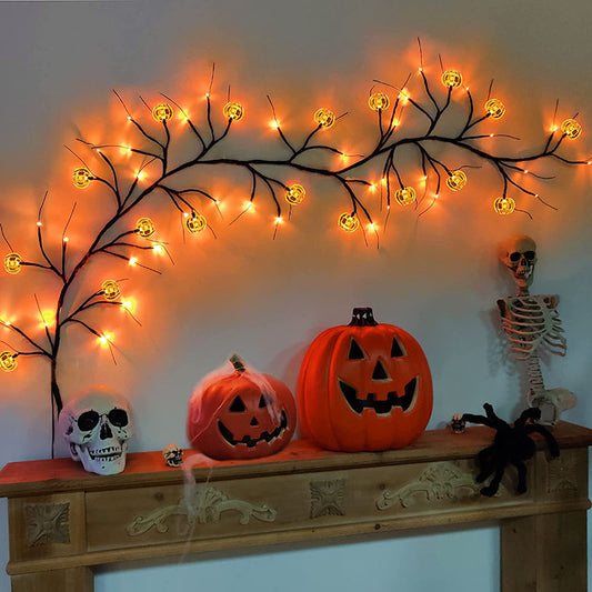 Halloween LED willow vine string light with pumpkin and bat designs
Festive indoor outdoor holiday décor LED vine lights Halloween
HoliPop pumpkin and bat rattan string lights for Halloween party
Spooky willow vine LED modeling lamp with cartoon designs
Halloween holiday décor vine lights with 100 LEDs indoor outdoor